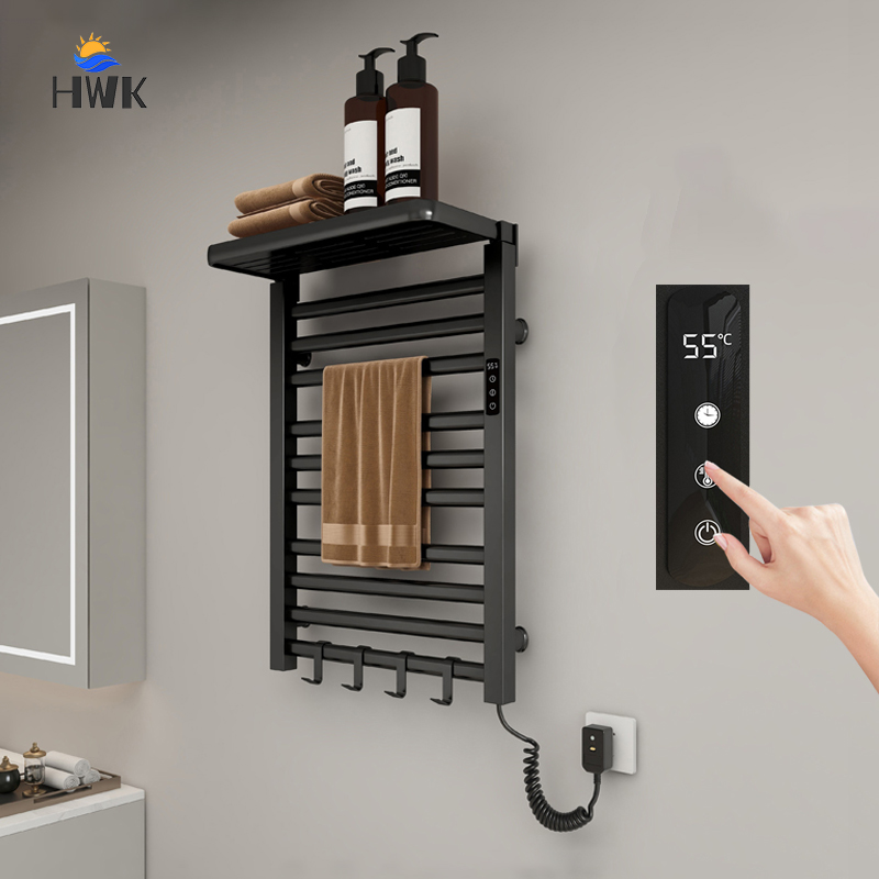 Home Bathroom Shelf - الحمام تسخين كهربائي قضيب تعليق المناشف