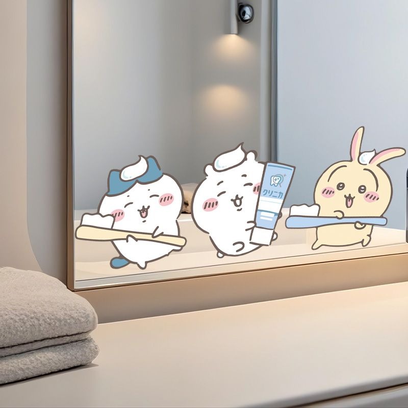 Home Goods Bathroom Accessories - ملصقات مرآة تشييكوا الرائجة، لاصقة قوية،