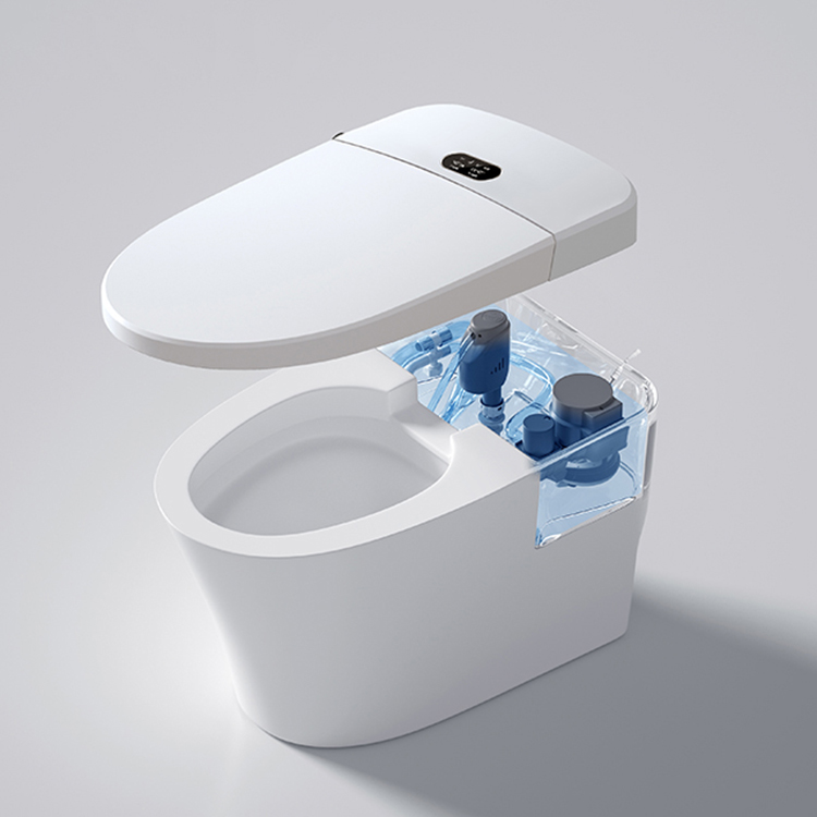 Home Bathroom Ware - مرحاض ذكي حديث بشاشة رقمية موفر