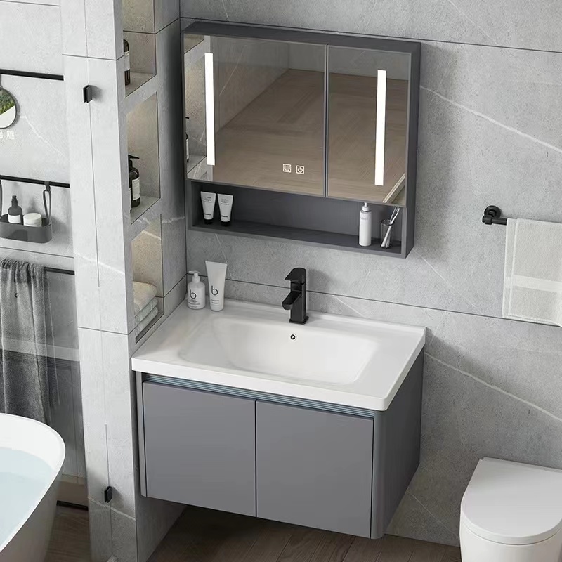 Home Bathroom Ware - طقم خزانة حمام مع حوض سيراميك