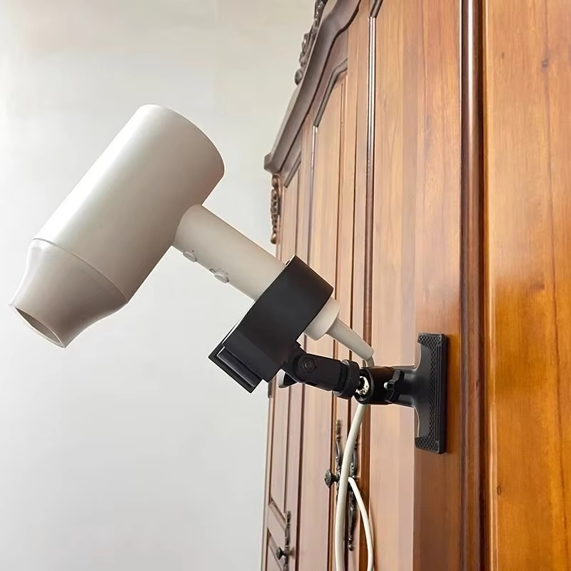 Home Bathroom Hand Dryer - 360 ° حامل مجفف شعر دوار