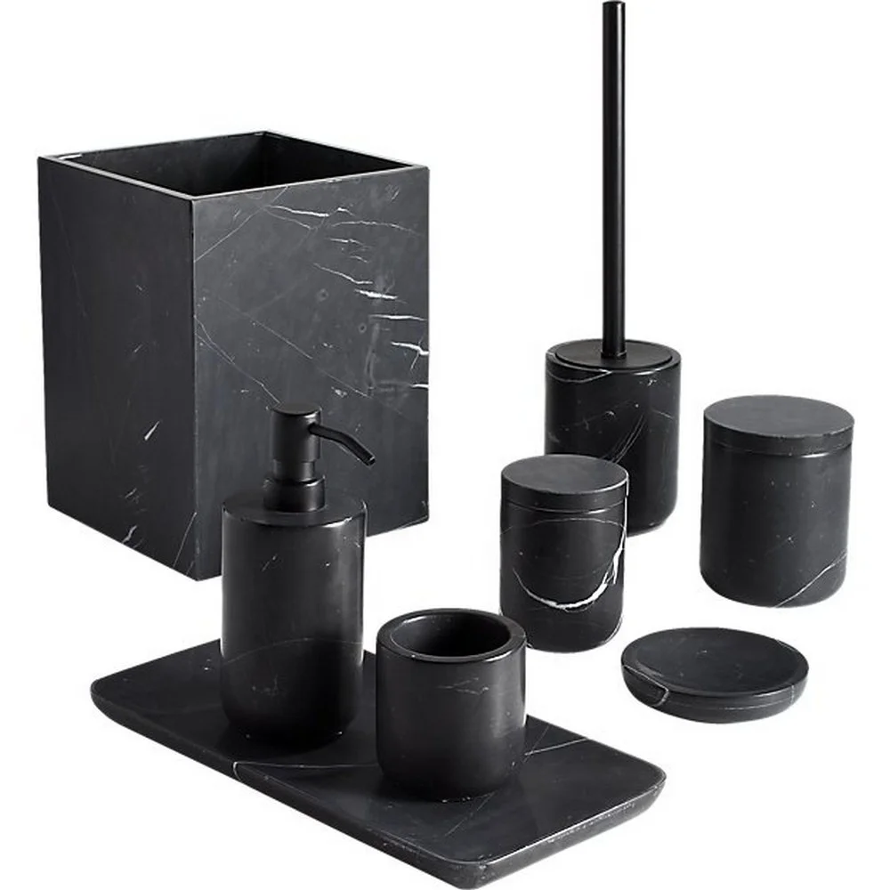 Home Goods Bathroom Accessories - مجموعة إكسسوارات حمام فاخرة مخصصة للفنادق
