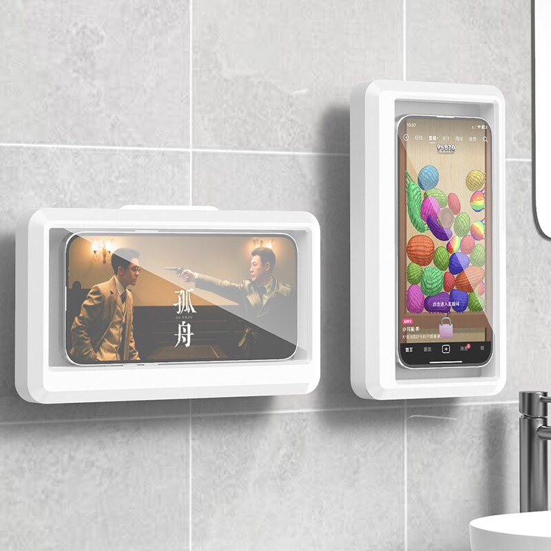 Home For Bathroom - حامل هاتف مقاوم للماء للحمام، حافظة