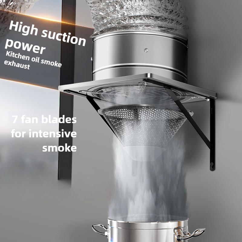 Home Bathroom Ventilation - 6/8 بوصة النازع مروحة تهوية العادم