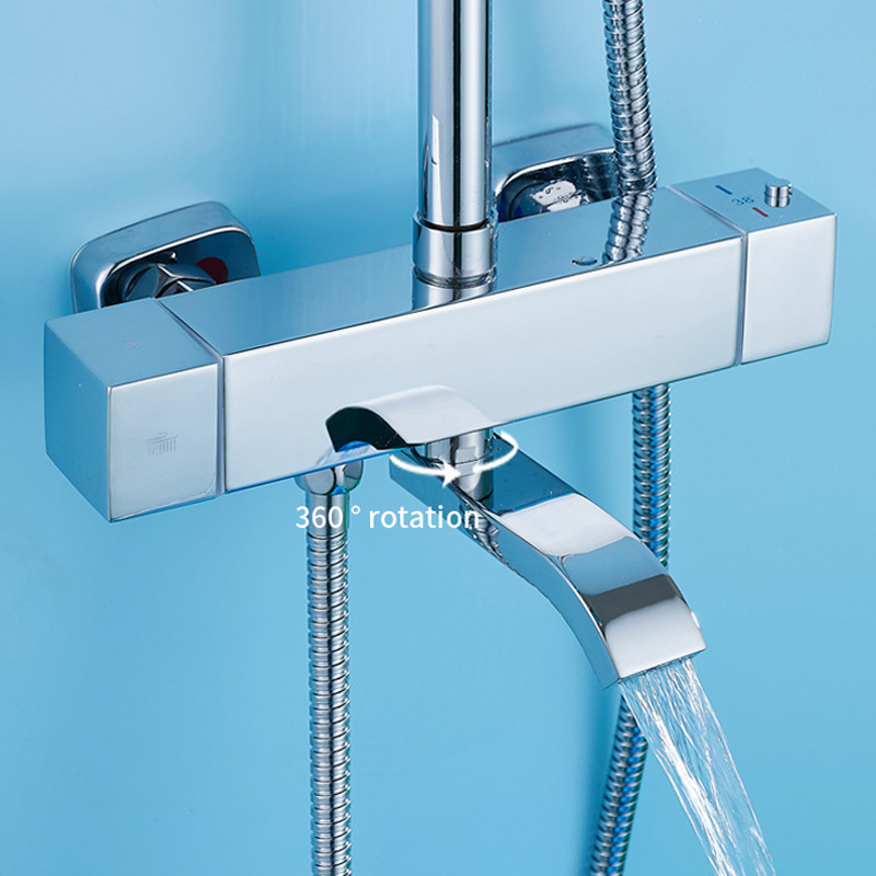 مجموعة دش حرارية من الفولاذ ال - مراجعة Home For Bathroom وسعره