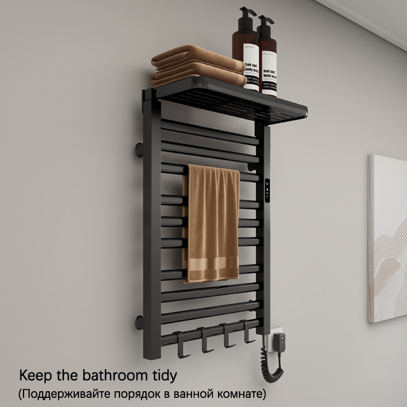 الحمام تسخين كهربائي قضيب تعلي - مراجعة Home Bathroom Shelf وسعره