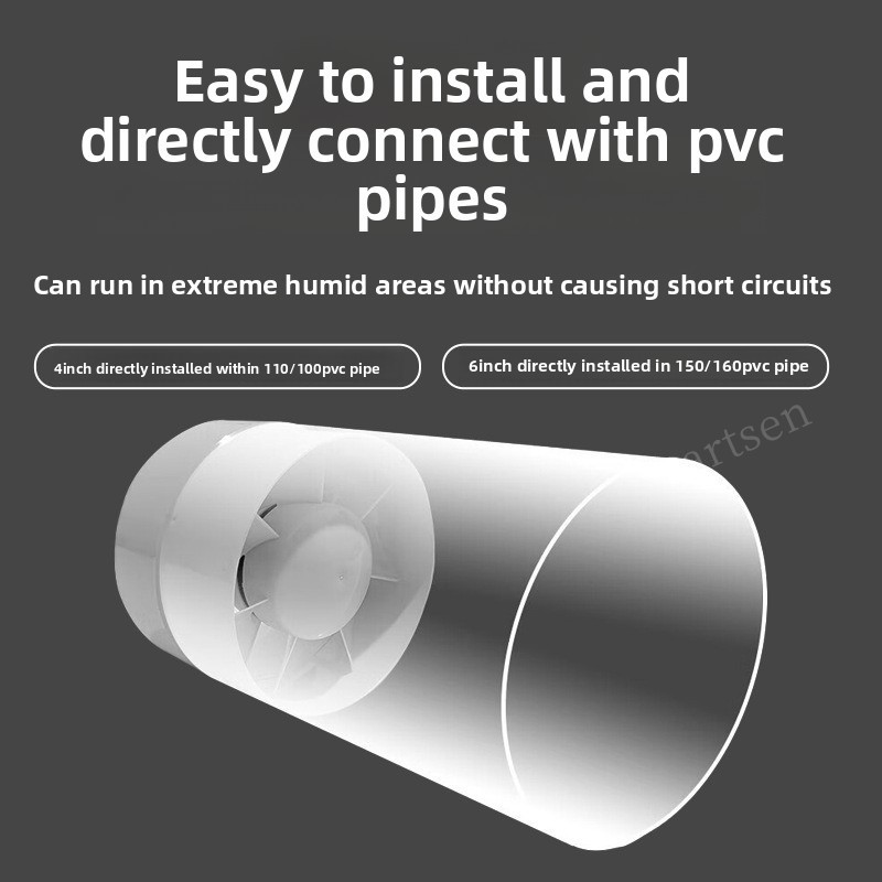 4/6 بوصة مضمنة قناة مروحة تهوي - مراجعة Home Bathroom Ventilation وسعره