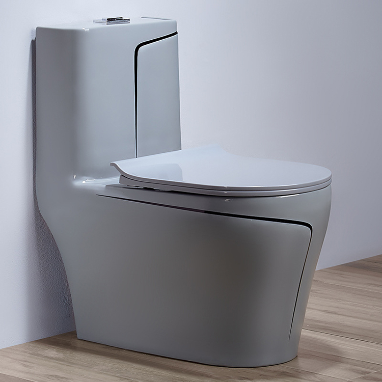 مرحاض سيراميك رمادي بقطعة واحد - مراجعة Home Bathroom Ware وسعره