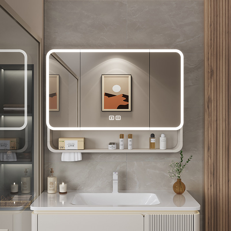 منظم مرآة لخزانة الحمام، أرفف  - مراجعة Home Bathroom Shelf وسعره
