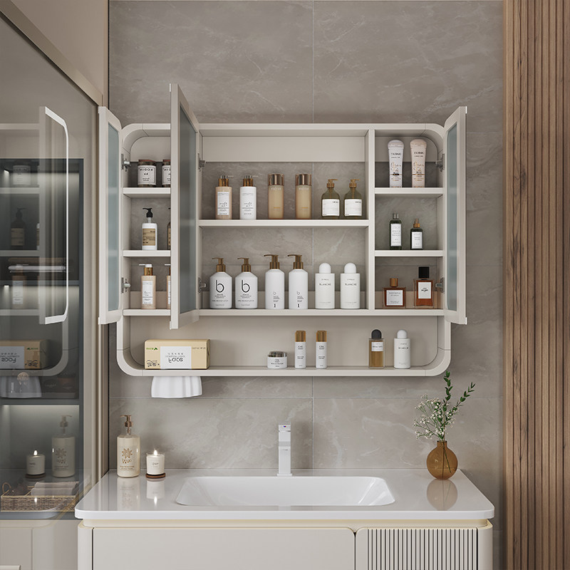 منظم مرآة لخزانة الحمام، أرفف  - مراجعة Home Bathroom Shelf وسعره