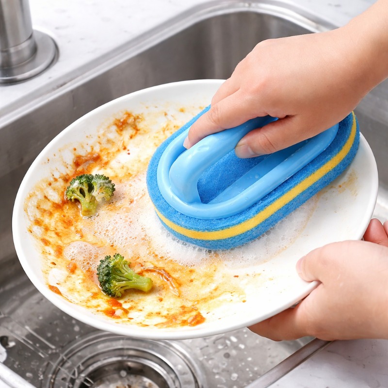 فرشاة تنظيف منزلية بمقبض، إسفن - مراجعة Home Goods Bathroom Accessories وسعره