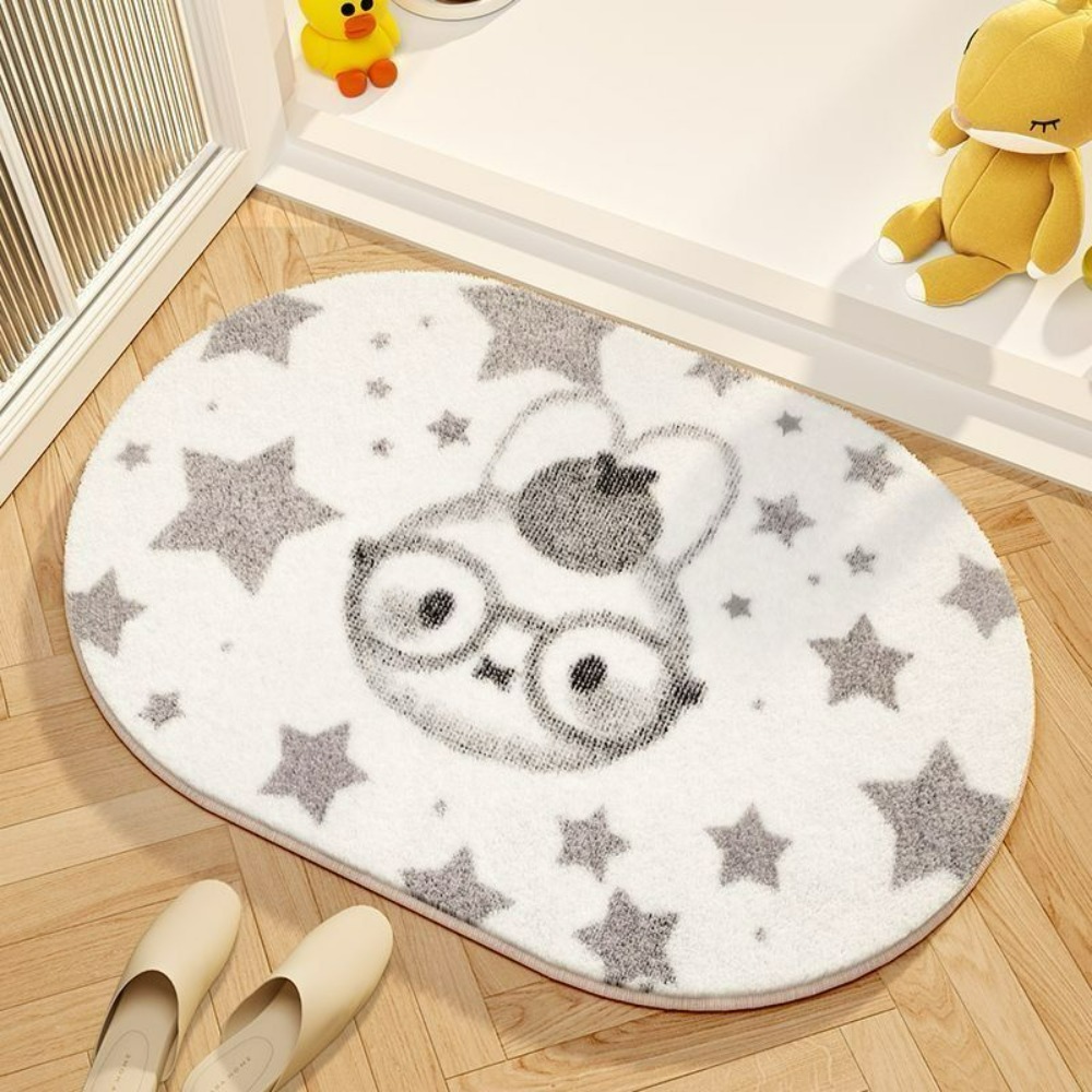 سجادة أرضية كرتونية على شكل مي - مراجعة Home Goods Bathroom Accessories وسعره