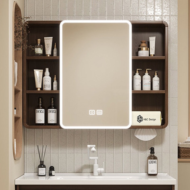 خزانة حمام بمرآة ورفوف، تصميم  - مراجعة Home Bathroom Shelf وسعره