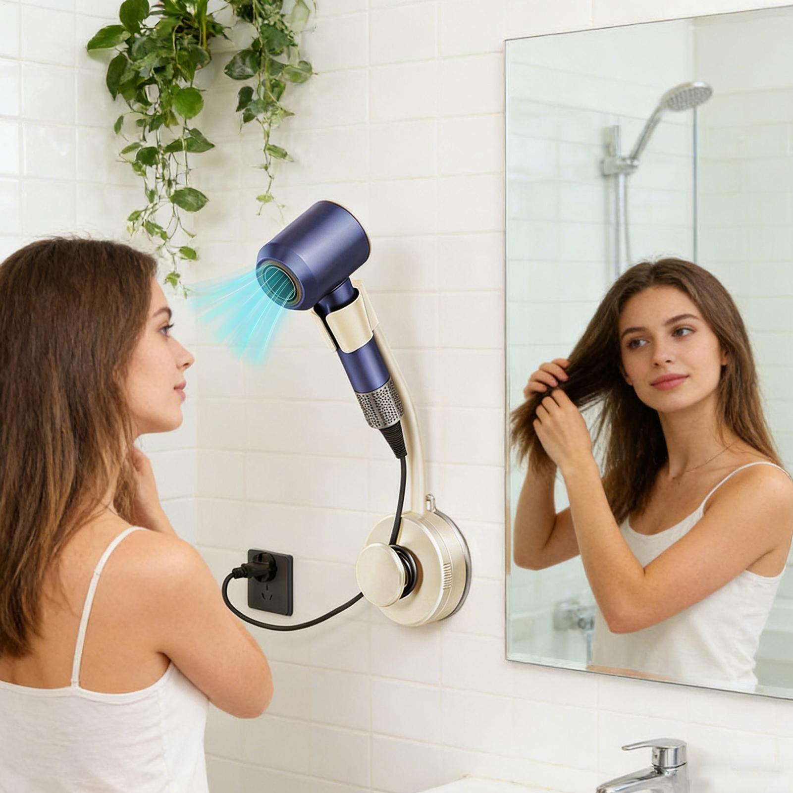 حامل مجفف الشعر قابل للتعديل 3 - مراجعة Home Bathroom Hand Dryer وسعره