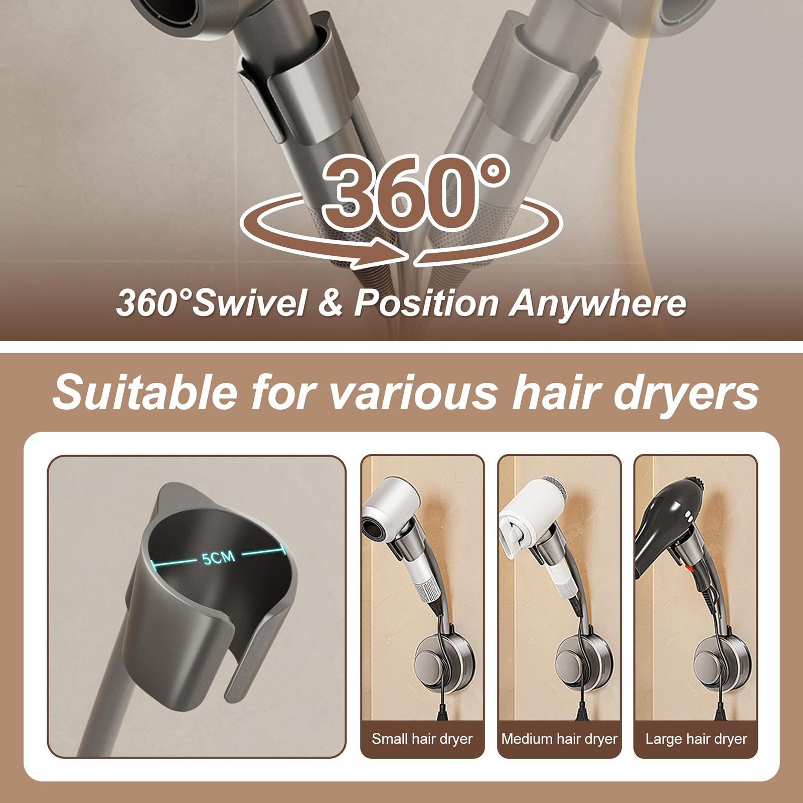 حامل مجفف الشعر قابل للتعديل 3 - مراجعة Home Bathroom Hand Dryer وسعره