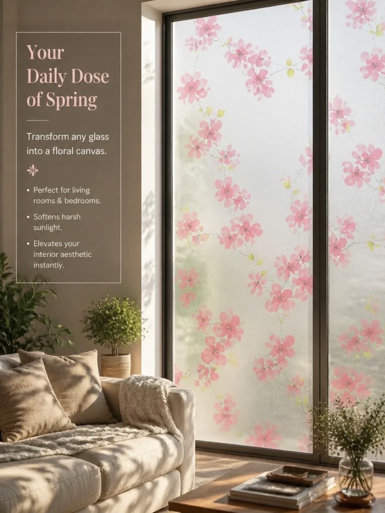 فيلم نوافذ للخصوصية مصقول شبه  - مراجعة Home Office Bathroom وسعره