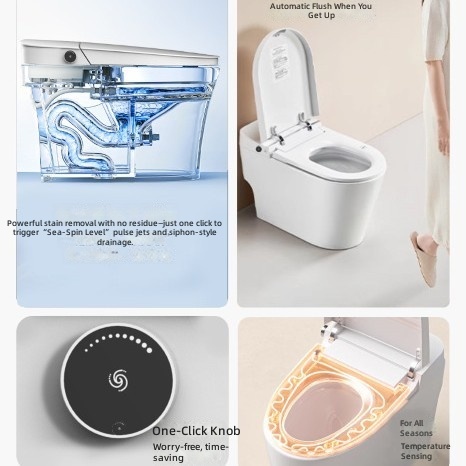 مقعد مرحاض ذكي مدفأ، مع شطف تل - مراجعة Home For Bathroom وسعره