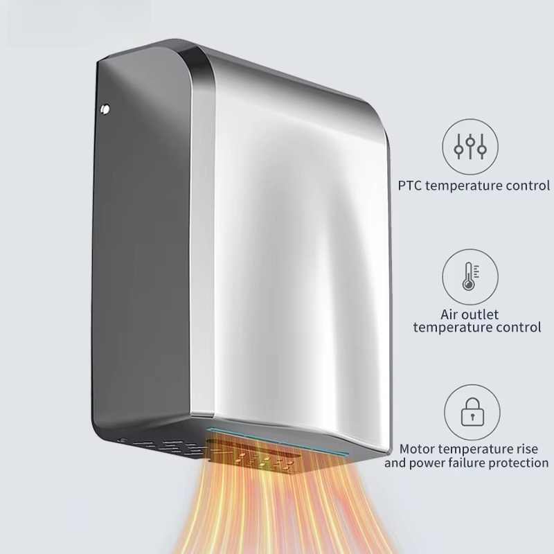 مجفف يدوي أوتوماتيكي عالي السر - مراجعة Home Bathroom Hand Dryer وسعره