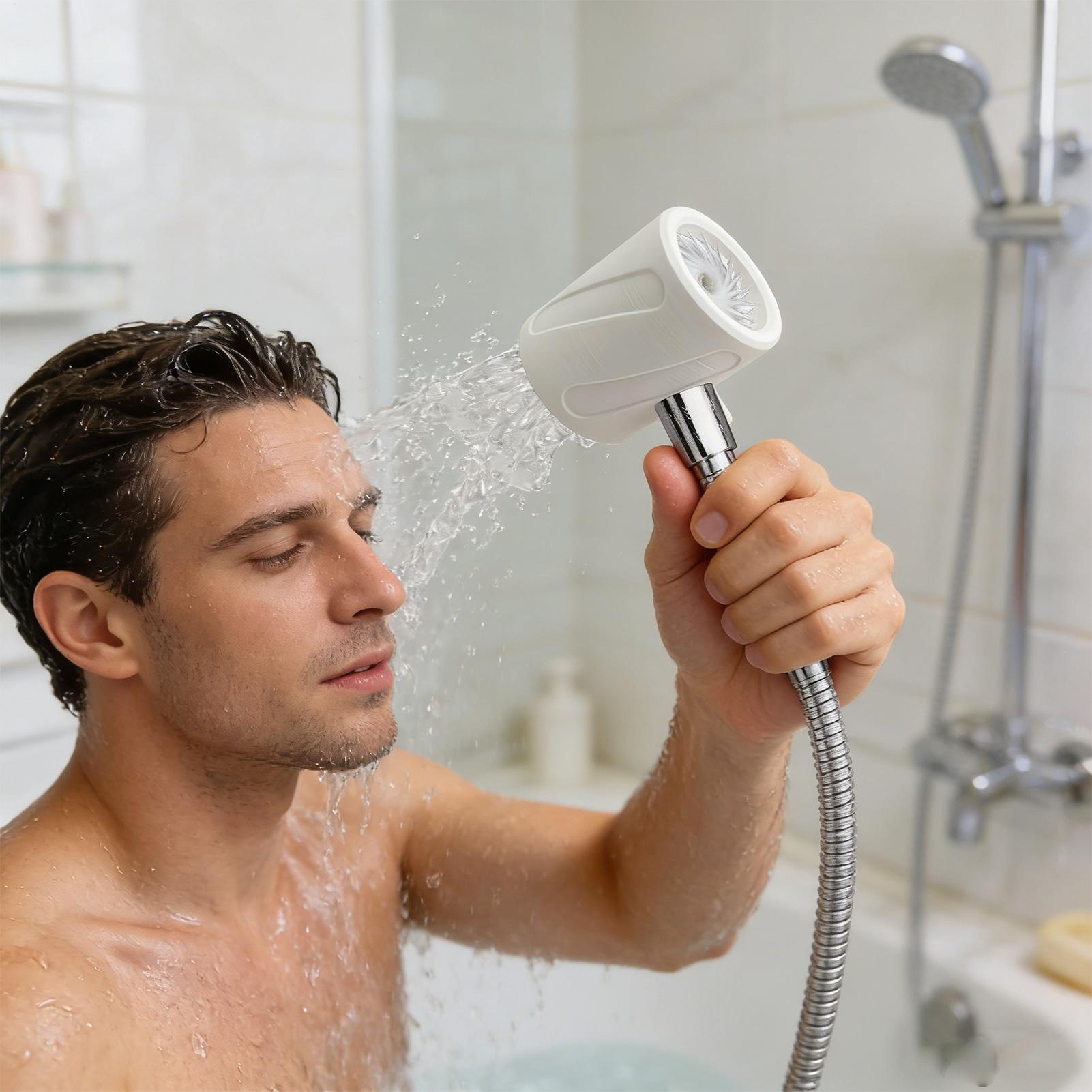 رأس دش للرجال عالي الضغط بفتحا - مراجعة Home Office Bathroom وسعره