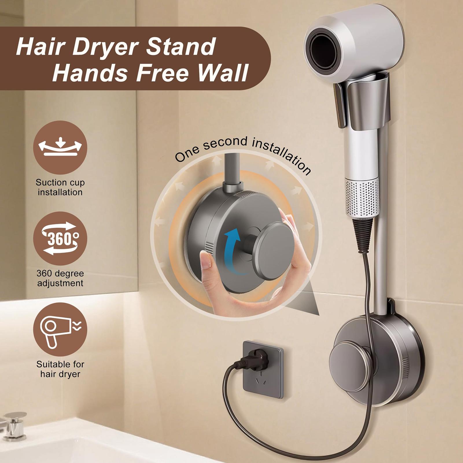 حامل مجفف الشعر القابل للتعديل - مراجعة Home Bathroom Hand Dryer وسعره