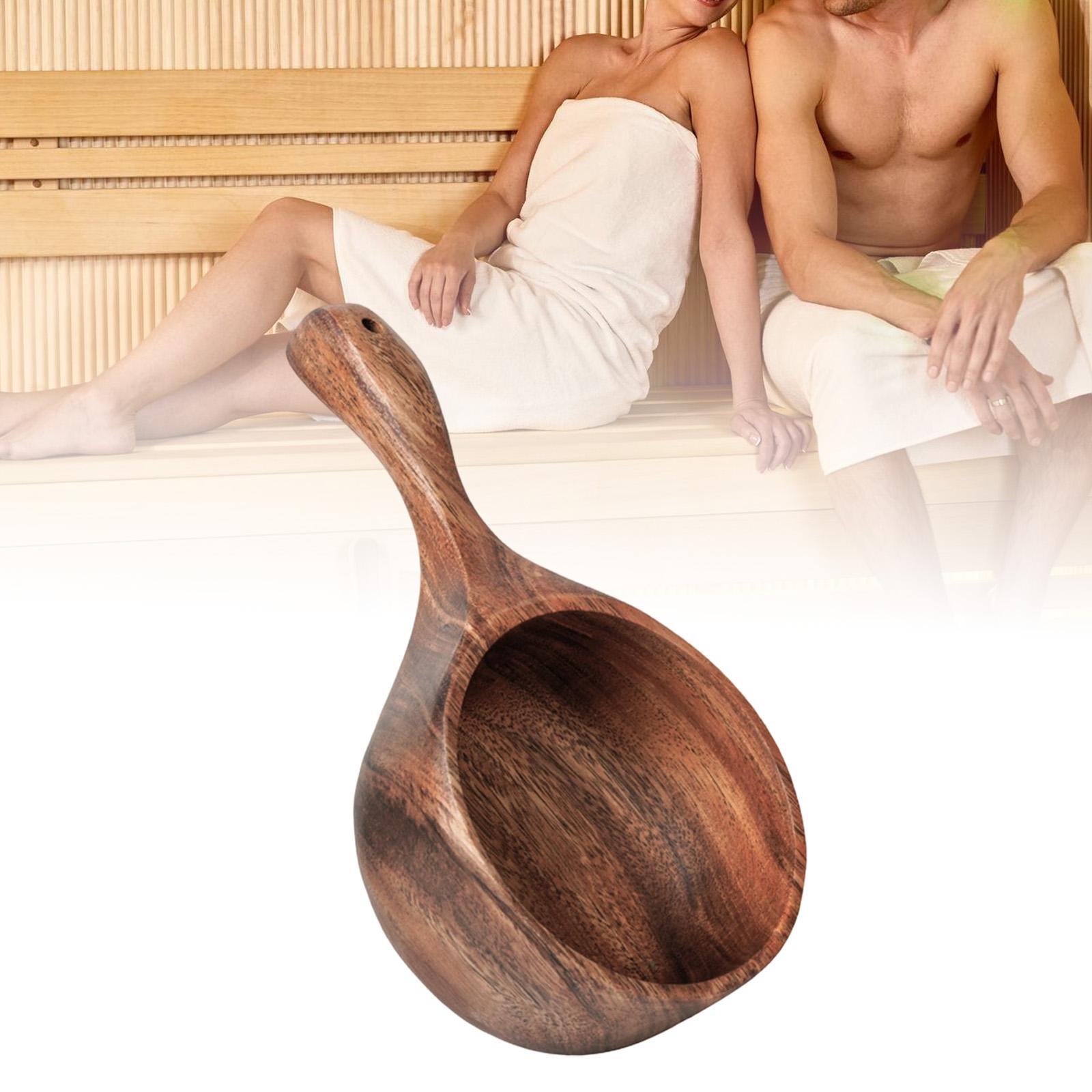 مغرفة ساونا خشبية، مغرفة ماء ل - مراجعة Home Bathroom Sauna وسعره