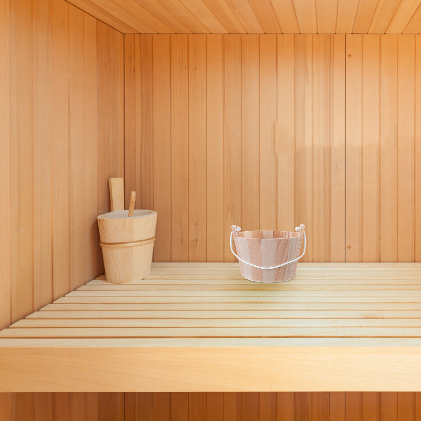 دلو ساونا فاخر مصنوع يدويًا من - مراجعة Home Bathroom Sauna وسعره