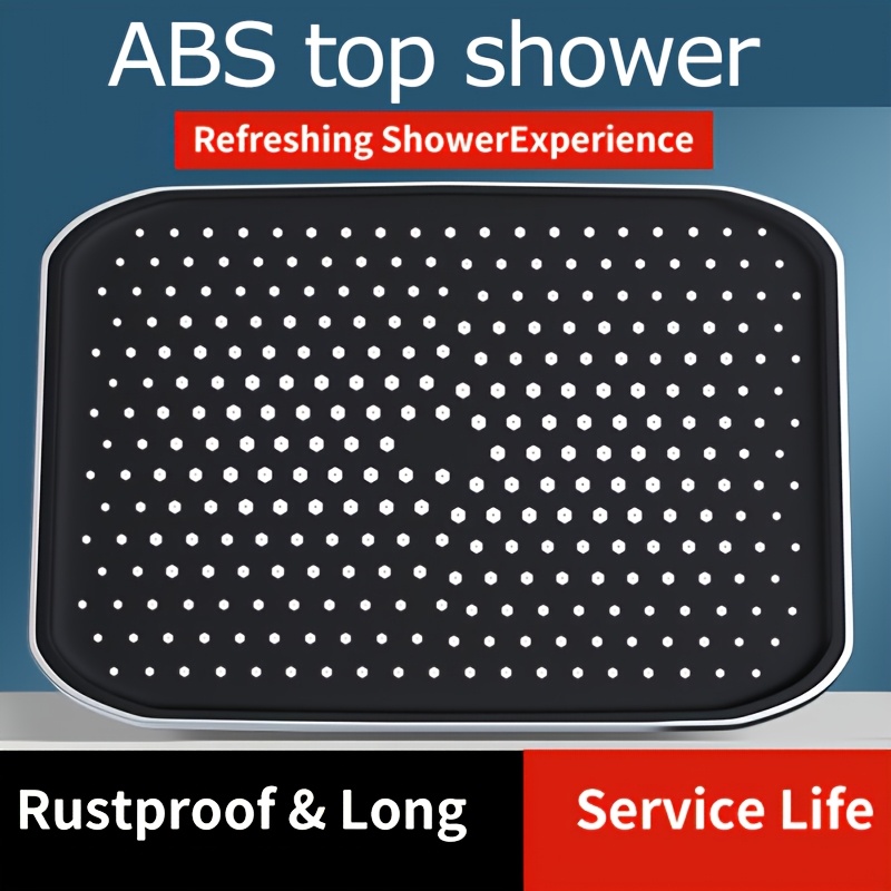 رأس دش مربع كبير مسطح مطلي بال - مراجعة Home Office Bathroom وسعره