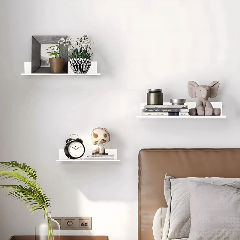 رفوف معدنية معلقة على الحائط ل - مراجعة Home Bathroom Shelf وسعره
