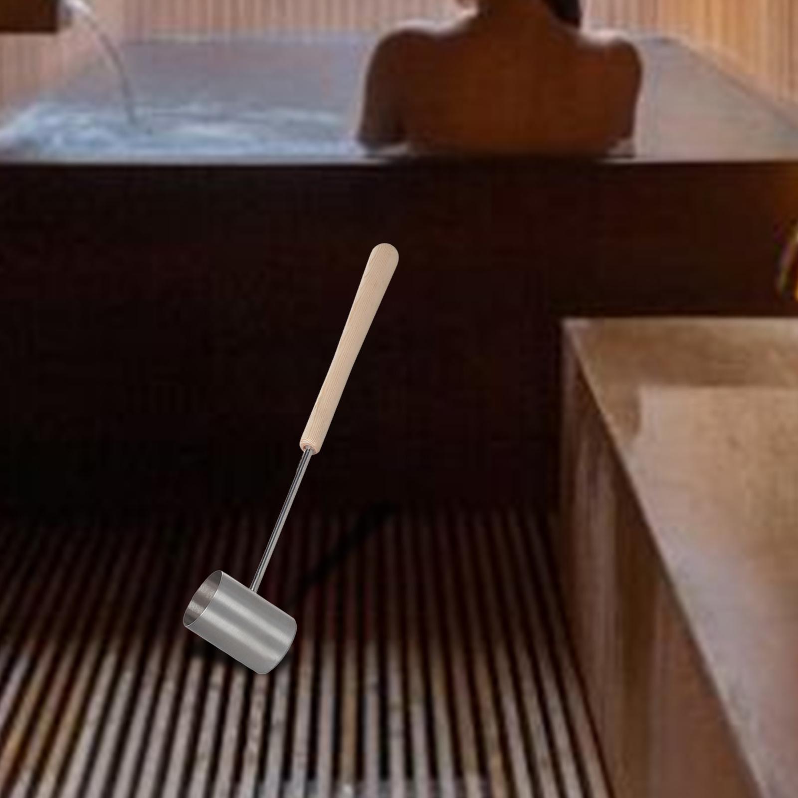 مغرفة ساونا قحافة المياه مريحة - مراجعة Home Bathroom Sauna وسعره