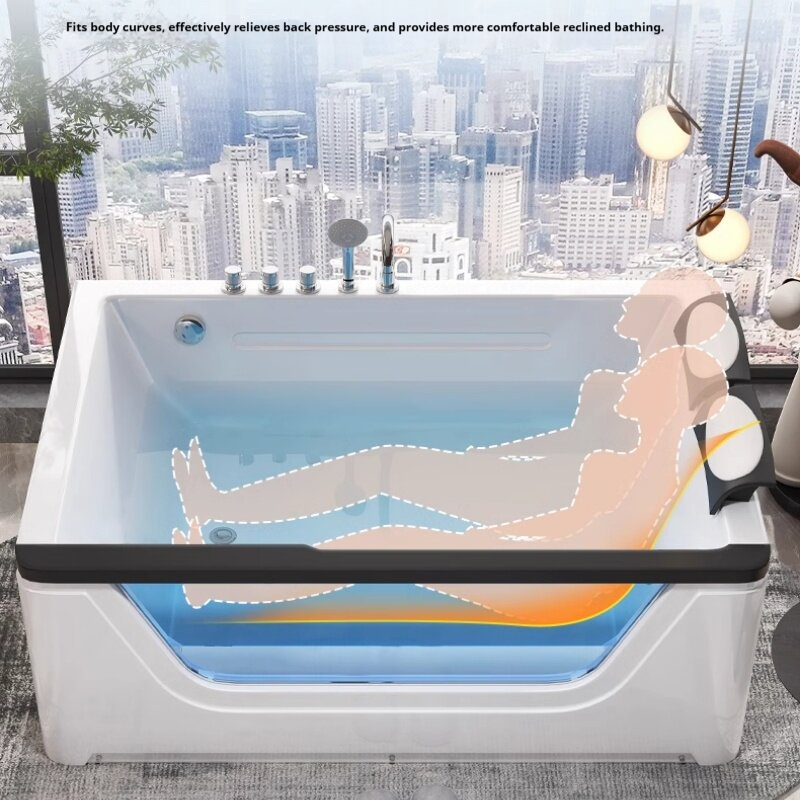 حوض استحمام ساخن من الأكريليك  - مراجعة Home Bathroom Jacuzzi Tub وسعره