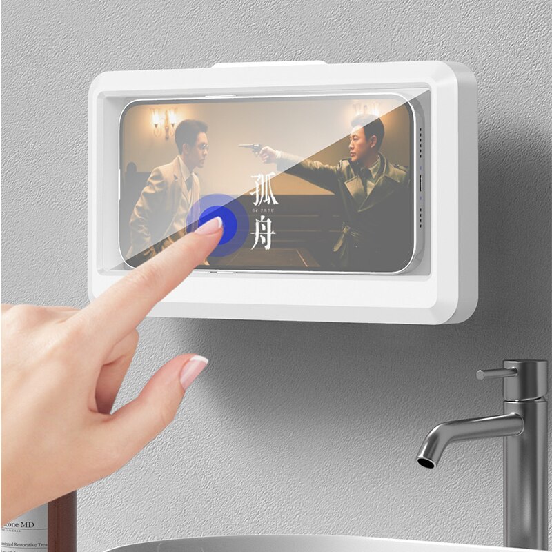 حامل هاتف مقاوم للماء للحمام،  - مراجعة Home For Bathroom وسعره