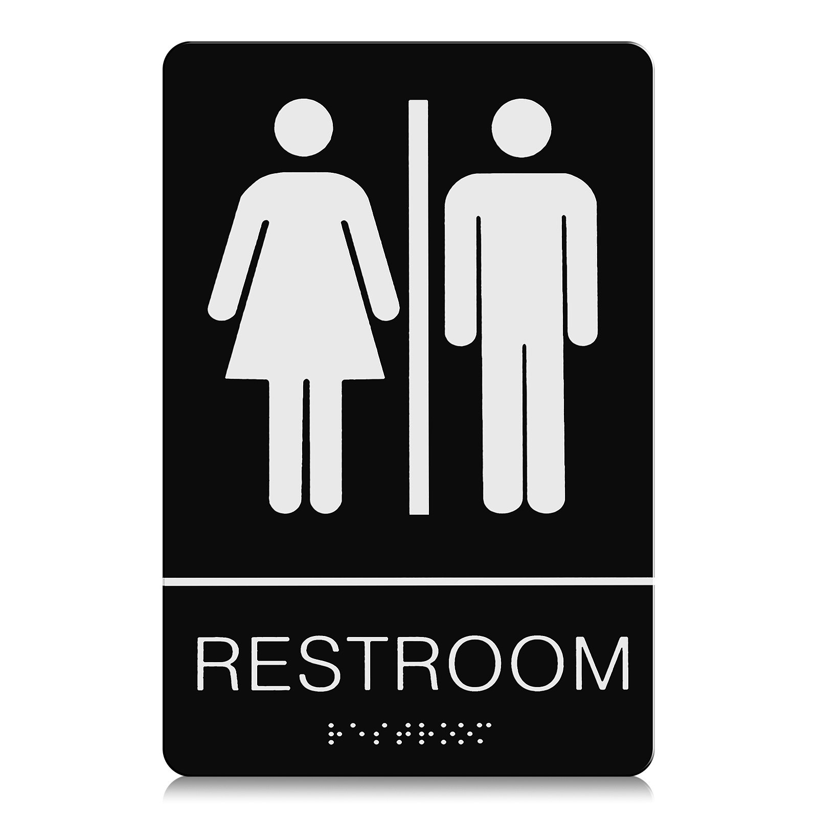 علامة حمام ملصقة من الأكريليك  - مراجعة Home Office Bathroom وسعره