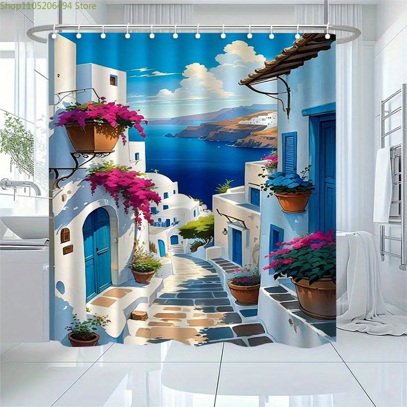 ستارة حمام بتصميم جزيرة سانتور - مراجعة Home Bathroom Decor Ideas وسعره